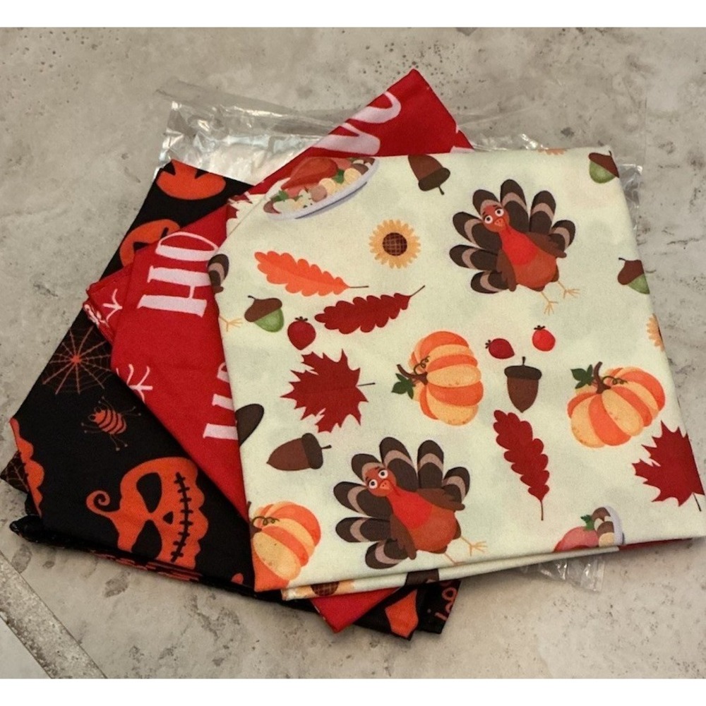 Halloween Theme Cotton Fat Quarters Fabric Lot Multicolor for Quilting Crafts